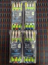 Schneider Xpress Premium fineliner pens 0.8 lot of 4-3packs, 12 pens