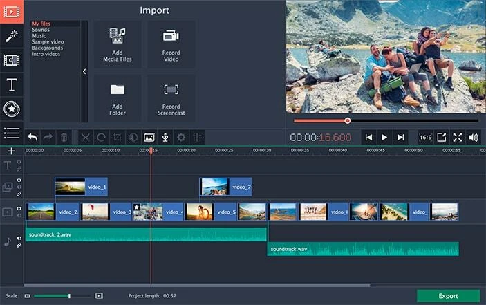 Movavi Video Editor 2026 for Mac , Edit Video on Macintosh - Image 3 of 4