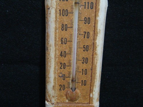 TERMÓMETRO ANTIGUO PUBLICIDAD THOMPSON PLOMERÍA Y CALEFACCIÓN CO, WICHITA, KS  - Imagen 3 de 8