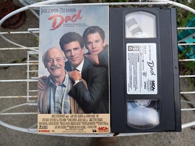 Dad (VHS, 1989) Jack Lemmon, Ted Danson, Olympia Dukakis, Comedy Drama Rare