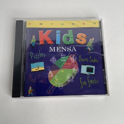 VOYAGE KIDS MENSA- PUZZLES,FUN FACTS,SECRET CODES,MIND TRAILS (WIN/MAC)