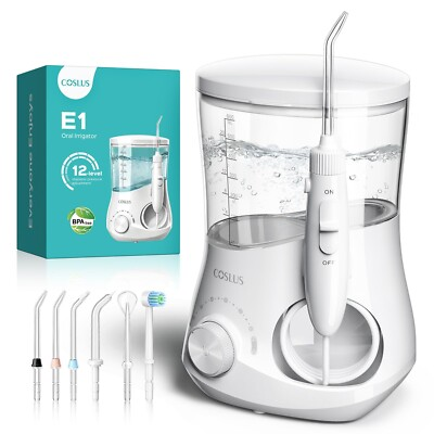 #ad COSLUS Water Flosser Water Dental Flosser Teeth Pick 12 Settings Pressure P... $57.81