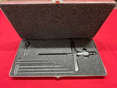 Starrett 445DZ-3RL Depth Micrometer Gage, Ratchet Thimble, 0-3'' Range IN STOCK