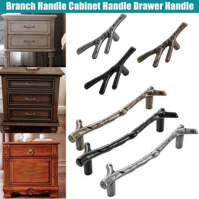 Tree Branch Cabinet Handle Kitchen Cupboard Closet Door Knobs
