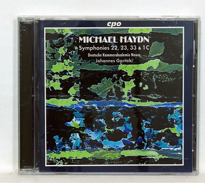 JOHANNES GORITZKI - MICHAEL HAYDN symphonies 22, 23, 33 & 1C - CPO