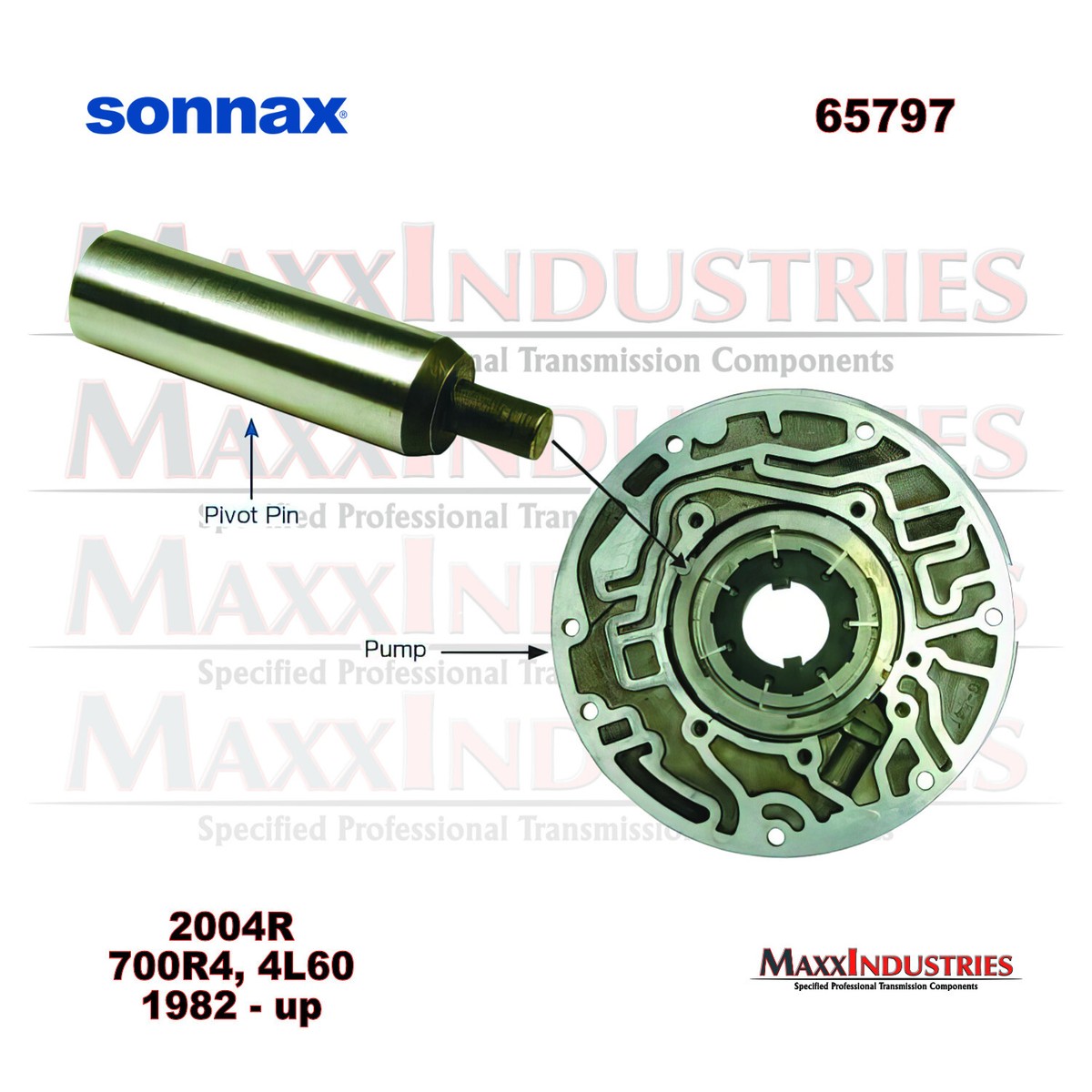 Sonnax 65797 Pump Slide Pivot Pin 2004R 4L60 4L60E 4L65E 4L70E