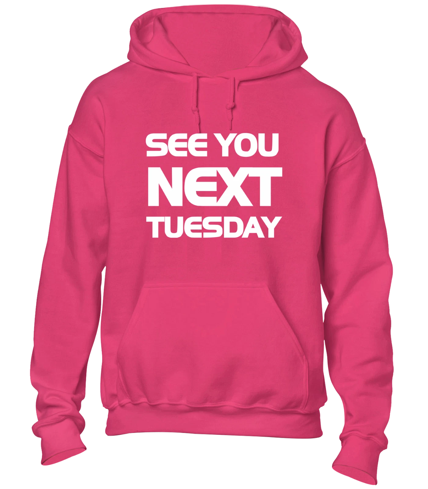 RHUDE FELPA CON CAPPUCCIO SEE YOU NEXT MARTEDÌ PROSSIMO DIVERTENTE SCHERZO RUDE DESIGN SARCASTOC TOP COMEDY