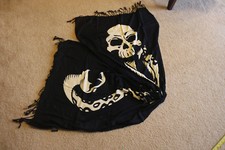 Authentic The Wizarding World of Harry Potter - Black Scarf - Skull - Snake
