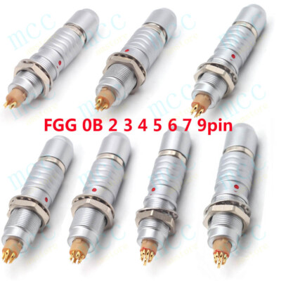 Connettore Industriale Circolare M09-0B – FGG/EGG/ECG 2-9 Pin – Presa Aviazione