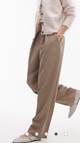 & Other Stories Los Angeles Atelier Tailored Tapered Leg With Plaid Front Sz 6 - Picture 5 of 14