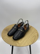 Coach Women s Loafer Shoes Size 6 US Leather Black Gold Formal Dress