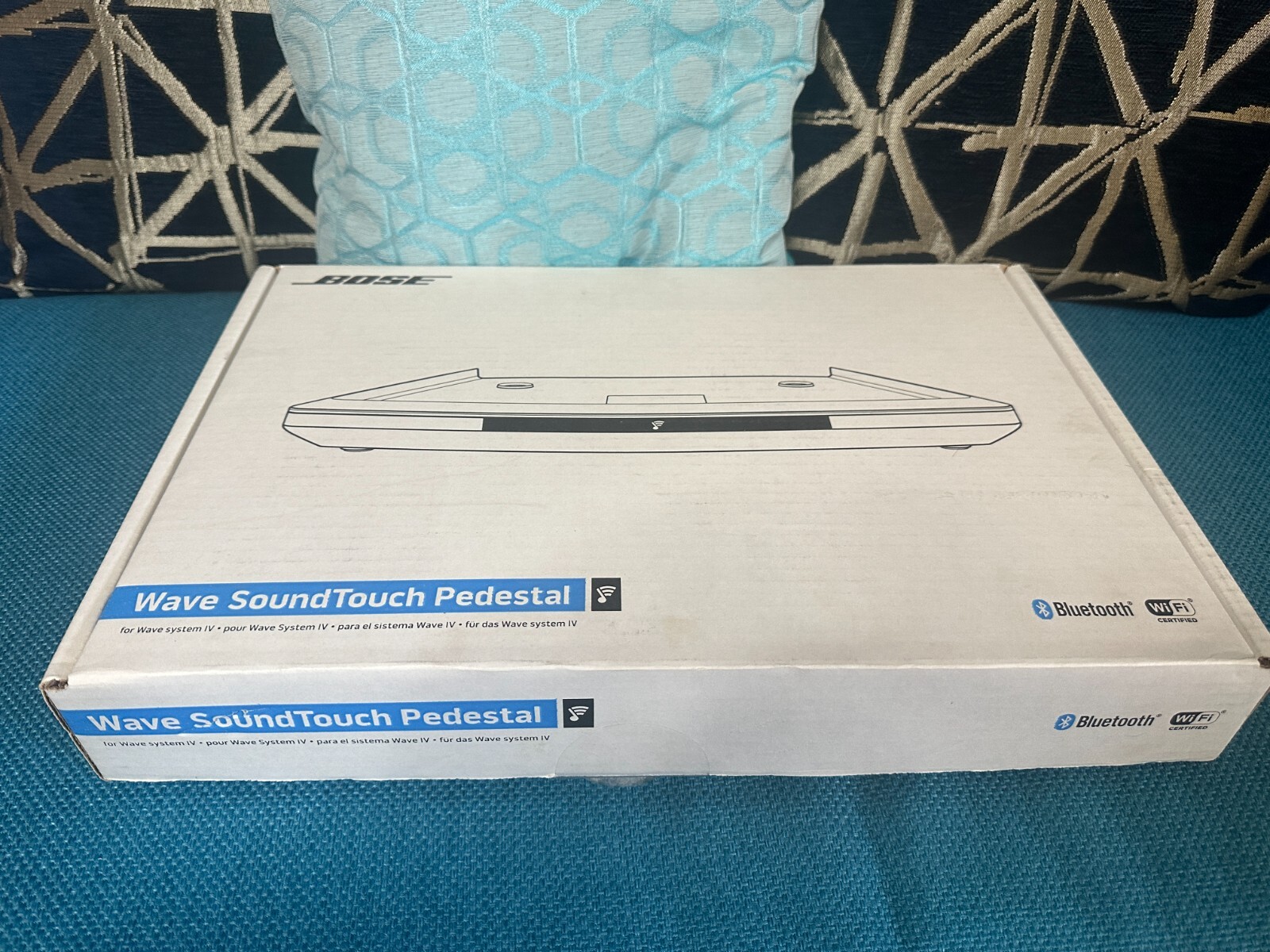 Pedestal Bose Wave Soundtouch IV gris pour musique sans fil au salon