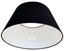 Lampenschirm Stoff schwarz E27 Stehlampe Tischlampe 45cm ...