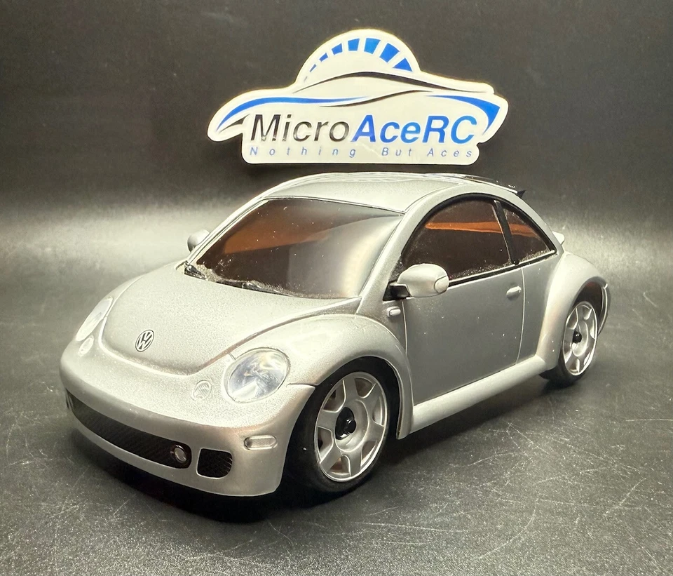 Used Kyosho Mini-Z Body Beetle Silver Auto Scale Collection Rare - Image 3 of 4