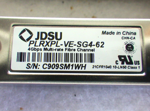 8 JDSU PLRXPL-VE-SG4-62 1000-BASE-SX 4 Gbps Multi-rate Fibre Channel Transceiver - Picture 2 of 5