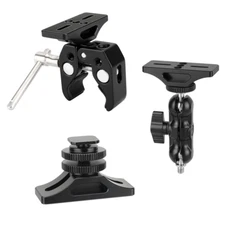 CAMVATE BlackMagic Signal Converter Support Mount w/ Clamp/ Ball Head/ Hot Shoe