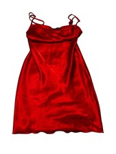Bebe Mini Red Dress, Size XS, Made in USA, Used Excellent Condition