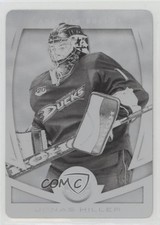 2013-14 Totally Certified Printing Plate Black 1/1 Jonas Hiller #129 2o7