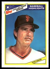 Steve Carlton 1987 Topps Woolworth Baseball Highlights #1 Giants MLB READ