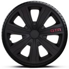 FOR MERCEDES CITAN 15" INCH WHEEL TRIMS BLACK HUB CAPS COVERS GTR 4PC