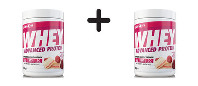 2 x Per4m Whey Advanced Protein (900g) Raspberry White Chocolate (44,42 EUR/kg)