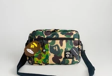 A Bathing Ape Bape 1st Camo Camouflage Crossbody Bag with Reflective Tag