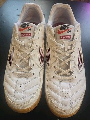 Size 10.5 - Supreme x Nike Gato SB White