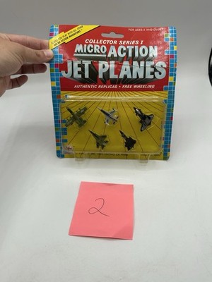 F-14A TOMCAT F/A 18 HORNET F-4 PHANTOM MICRO MACHINES SIZE JET PLANES US USAF