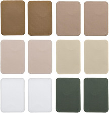Iron on Patches - 12-Piece Iron on Patch for Clothing, Pants Repair - Adhesive F