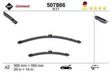 SWF Wischblatt Scheibenwischer CONNECT MADE IN GERMANY 507866 für RENAULT TWINGO