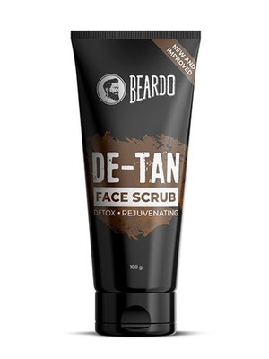 BEARDO DeTan Face Scrub for Men - Coffee Face Scrub for Blackhead - 100g