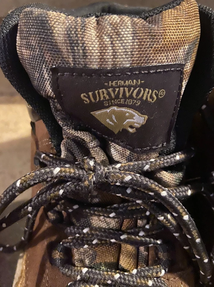 Herman Survivors Camo Waterproof Ankle LaceUp Hunting Boots 8.5W Unisex 36161580 - Image 3 of 4