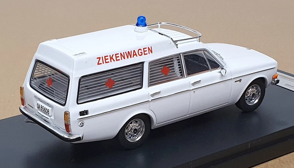 PremiumX 1/43 Scale PRD319 - 1969 Volvo 145 Express Ambulance - White - Image 2 of 4