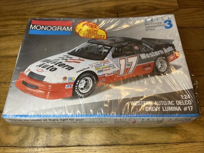 #ad #ad Monogram Western Auto AC Delco Chevy Lumina #17 Car Model Kit Crushed Corner $19.99