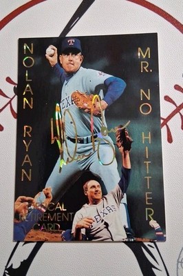 1994-95 Sports Stars USA Nolan Ryan Promo retirement special card #105 NM-MT