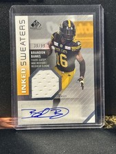 2021 Upper Deck CFL SP Game Used Brandon Banks Jersey Auto /99