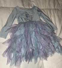 Disney Frozen II Elsa Girls Long Sleeve Tutu Dress Costume Playwear Size 2T