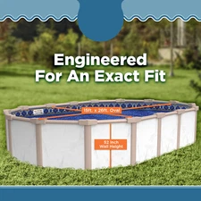 15' x 26' Oval Unibead Above Ground Pool Liner 52" H 25 Gauge (Choose Pattern)