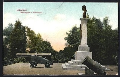 Ansichtskarte Gibraltar, Wellington´s Monument 