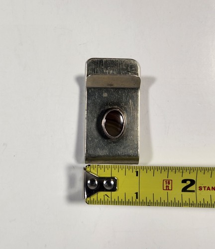 STERLING SILVER WITH TIGER EYE MONEY CLIP - Picture 6 of 10