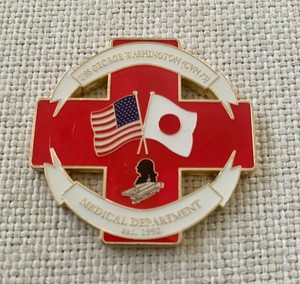 Navy USN USS George Washington CVN 73 Medical Department Challenge Coin