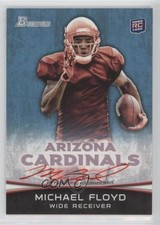 2012 Bowman Red Ink Rookie Auto Michael Floyd #140 Auto 3j2