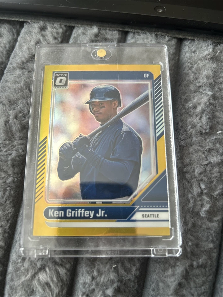 Panini Donruss 2024 - Optic Ken Griffey Jr #21 Gold 07/10 Absolute Fire Foto 3 de 3