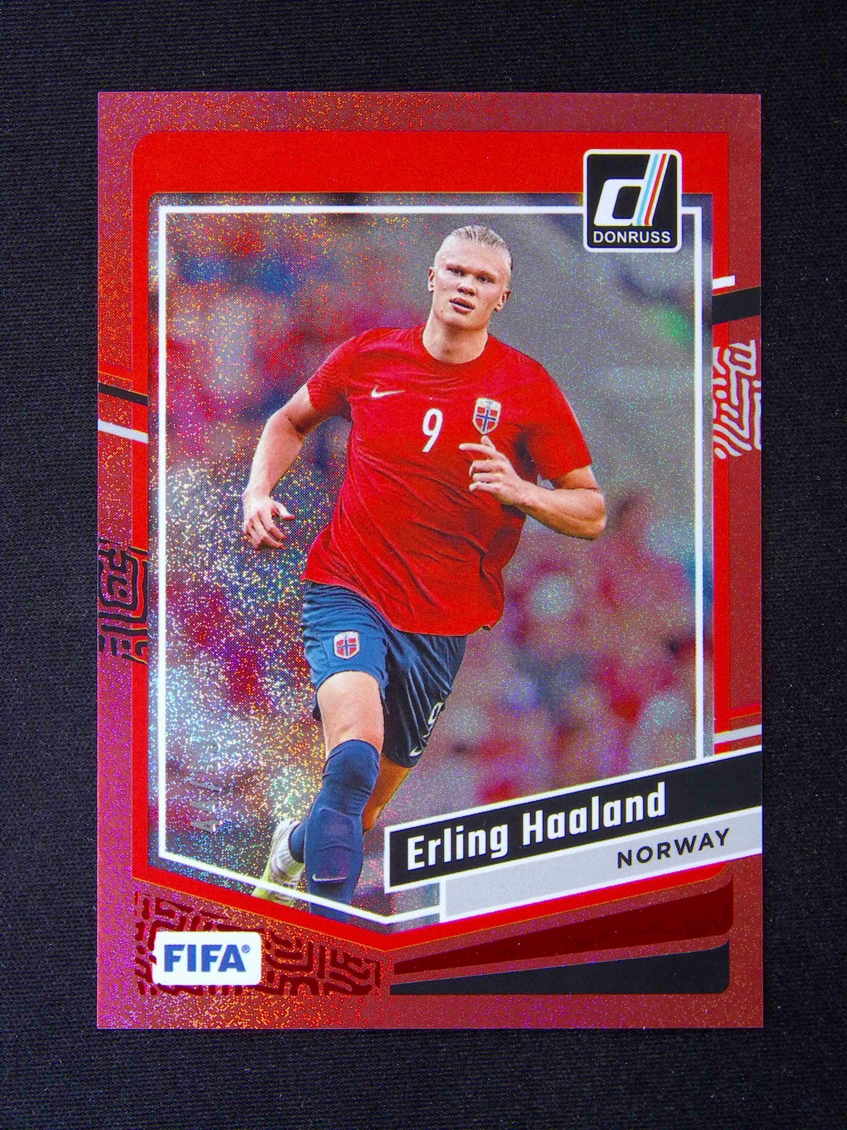 2023-24 Panini Donruss FIFA Erling Haaland #41 Red /99