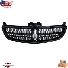 Fits 2012-2014 Dodge Charger 4-Door New Front Grille Painted Black CH1200364