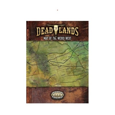 Pinnacle Deadlands Map of the Weird West Bag New