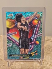 2023-24 Topps Chrome Cosmic #156 Anthony Black Rookie Card RC Aqua Equinox /149