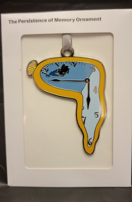 2024 MOMA 'The Persistence of Memory' by Salvador Dalí Metal & Enamel Ornament 