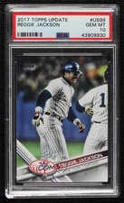 2017 Topps Update Legend Variation SP Reggie Jackson #US99 PSA 10 GEM MT HOF 6ns