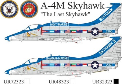 UpRise Decals UR32323 - DECAL A-4M Skyhawk ''The Last Skyhawk'' 1/32